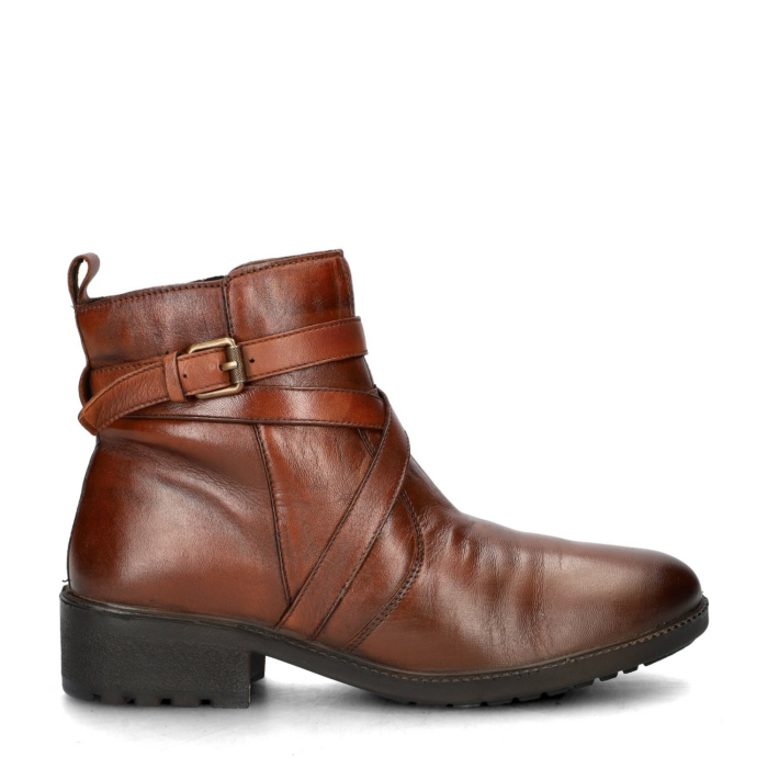 Nelson rits- & gesloten boots – Cognac