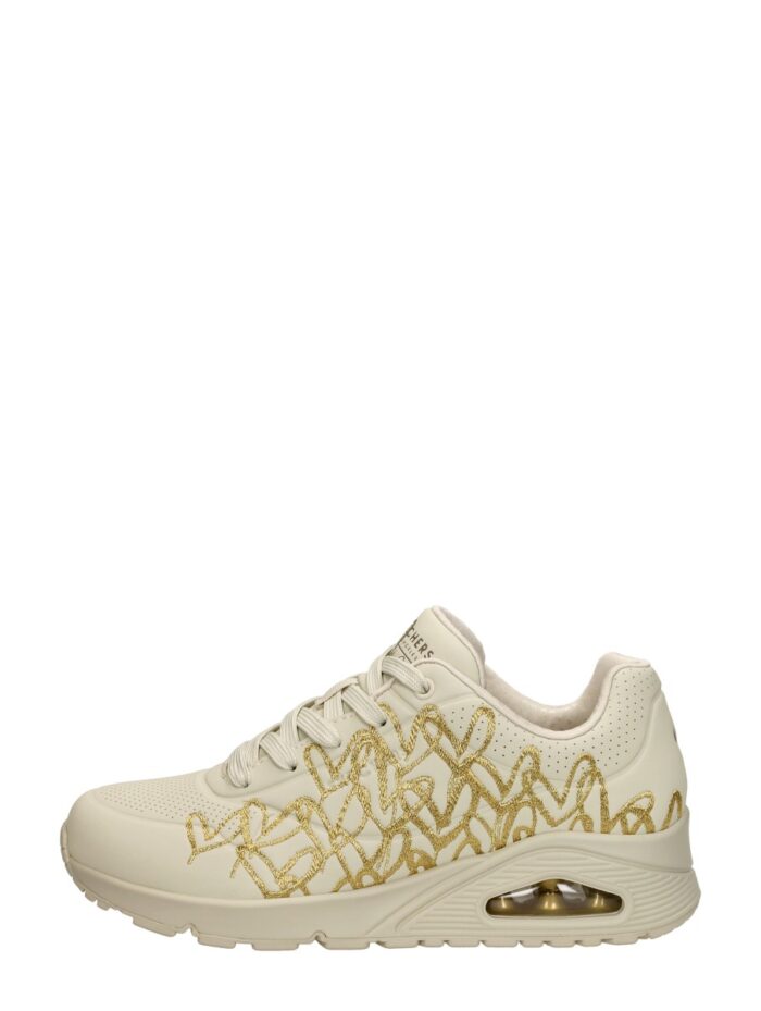 Skechers Uno-golden Heart – Gebroken wit