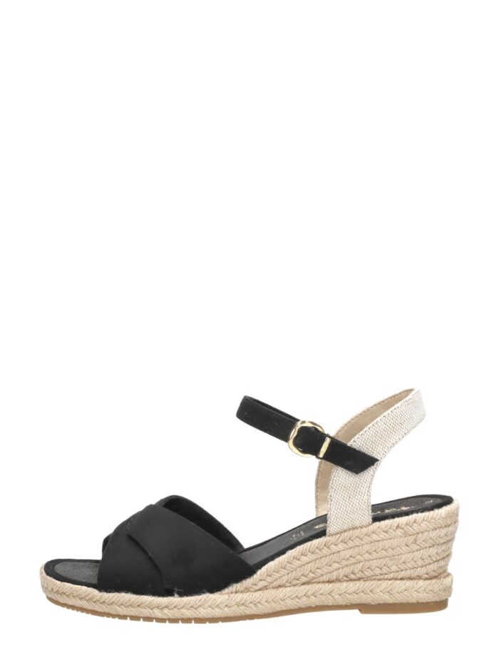 tamaris Sandalen Touwzool – Zwart