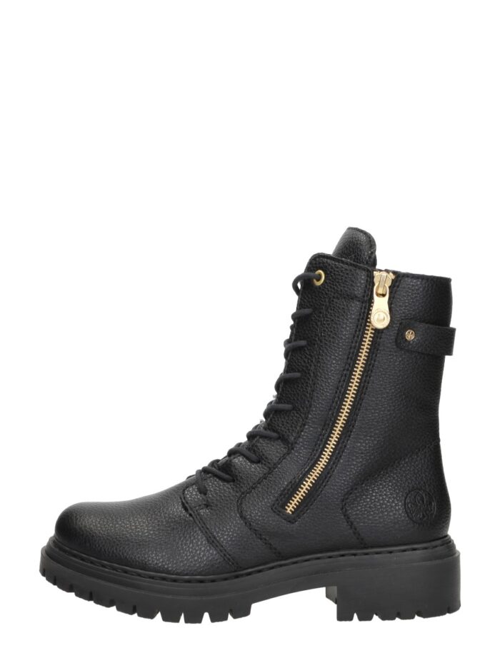 Rieker Veterschoenen Hoog – Zwart
