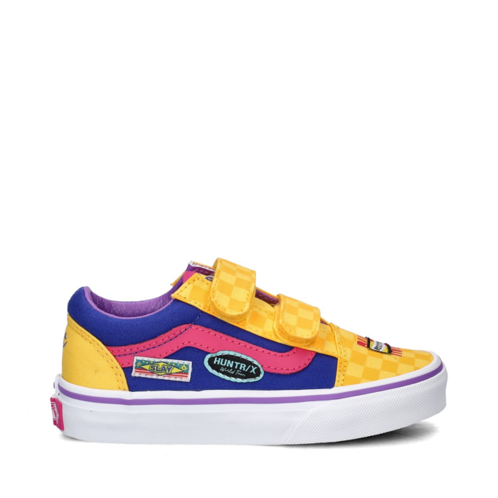 Vans Old Skool V klittenbandschoenen – Geel
