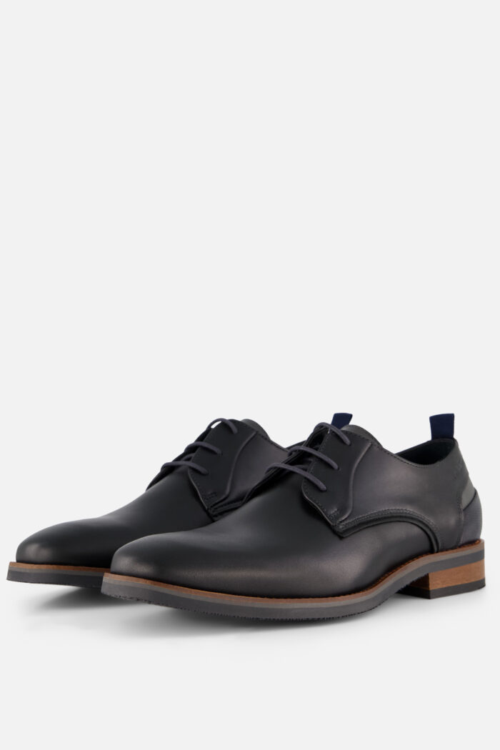 Van Lier Van Lier Amalfi Veterschoenen zwart Leer