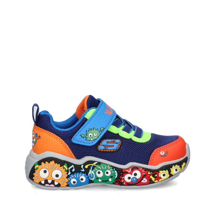 Skechers Play Scene klittenbandschoenen – Blauw