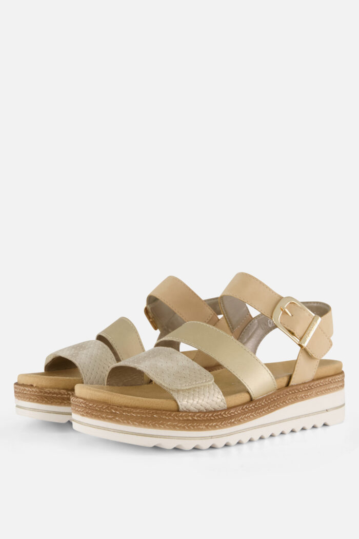 Remonte Sandalen goud Synthetisch