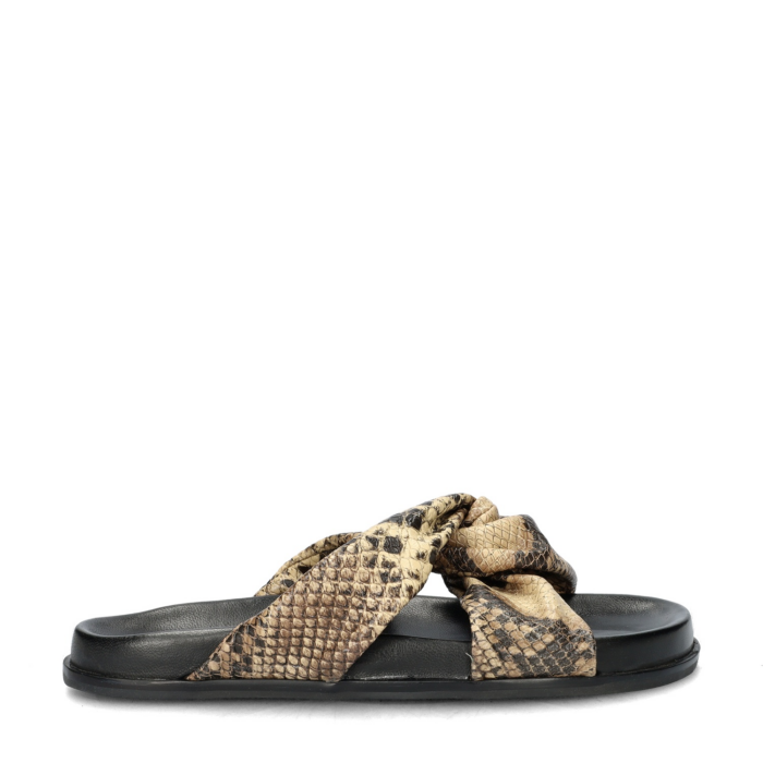 Nelson slippers – Zwart
