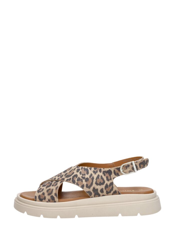 tamaris Sandalen Plat – Beige