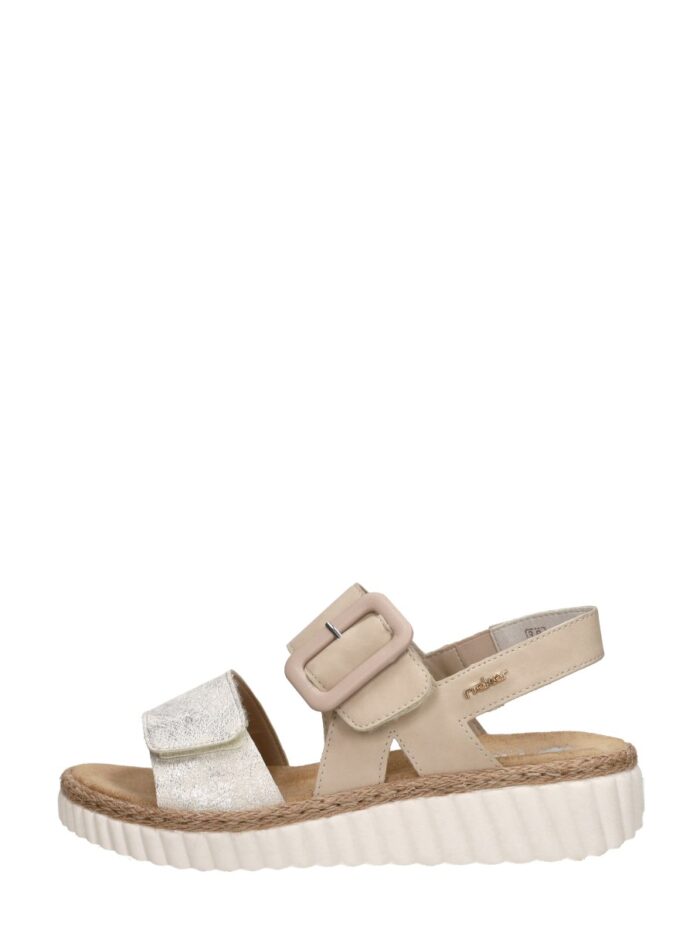 Rieker Sandalen Plat – Beige
