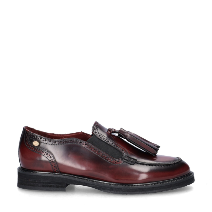 Fred de la Bretoniere Paris Elibra Loa mocassins & loafers – Rood