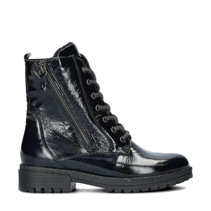 Waldläufer Bonny veterboots – Blauw