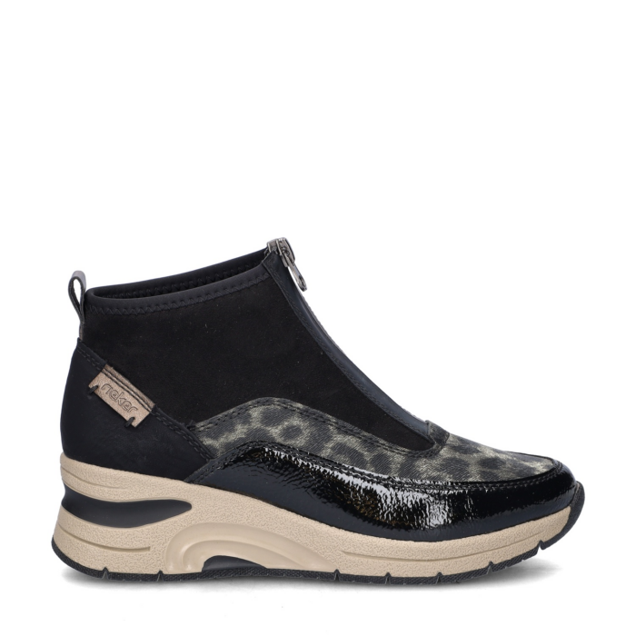 Rieker lage sneakers – Zwart