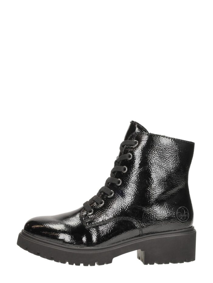 Rieker Veterschoenen Hoog – Zwart