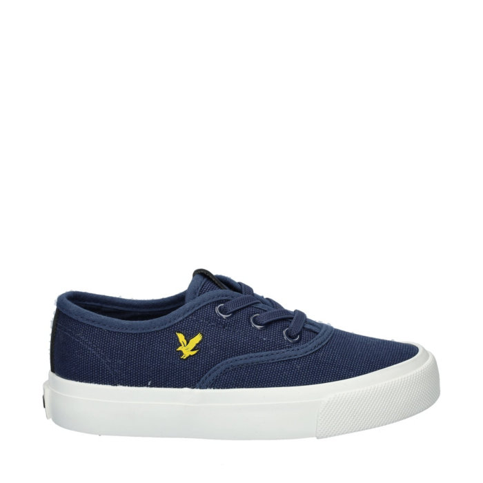 Lyle & Scott Wick Kids lage sneakers – Blauw