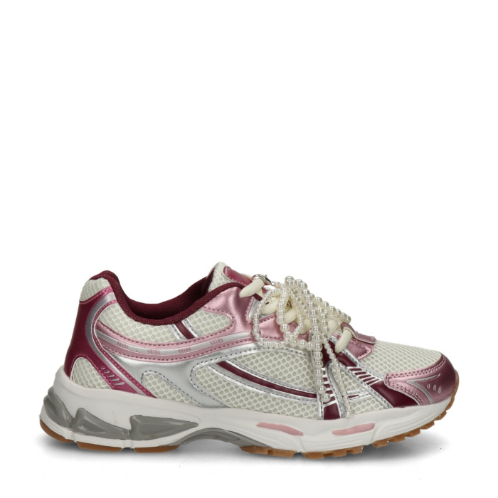 Nelson lage sneakers – Roze