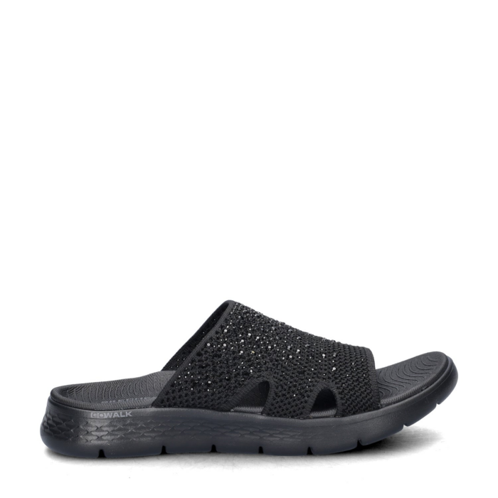 Skechers Go Walk Flex slippers – Zwart