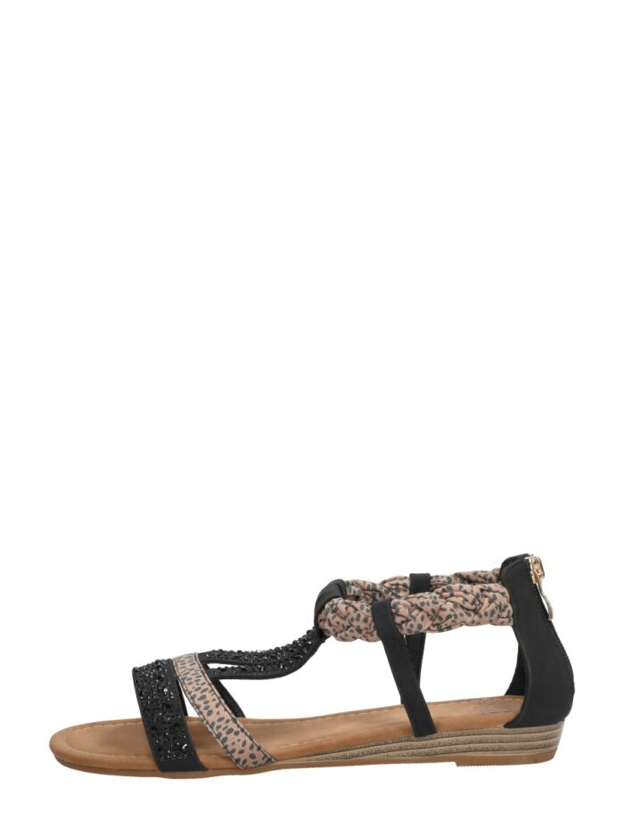 Sub55 Sandalen Plat – Zwart
