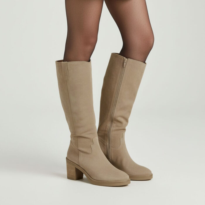 Cellini Hoge laarzen taupe Suede