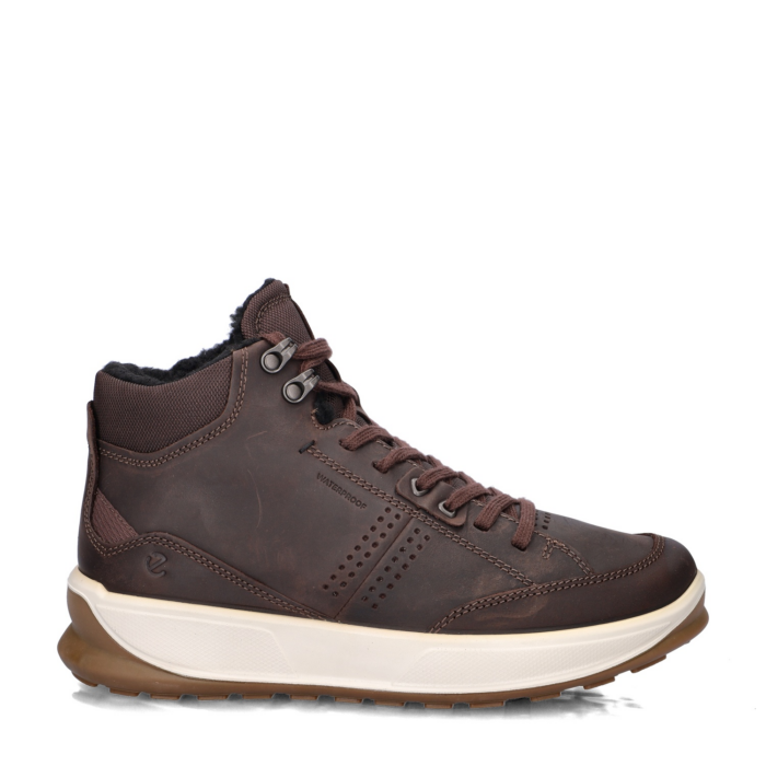 ECCO Byway hoge sneakers – Bruin