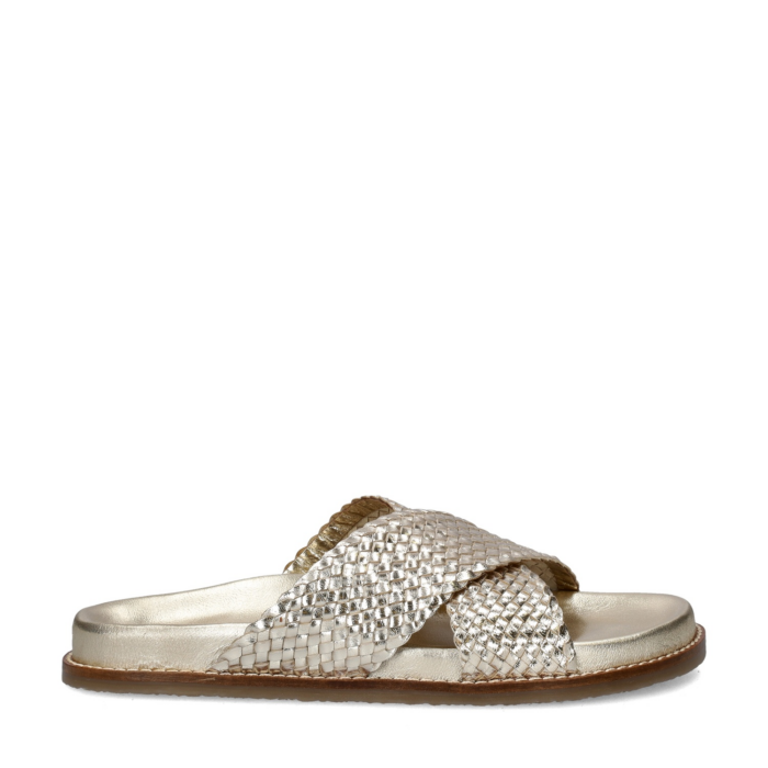 Nelson slippers – Goud