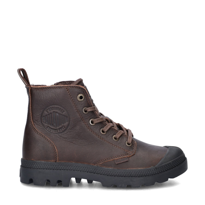 Palladium Pampa Hi Zip LTH ESS veterboots – Bruin