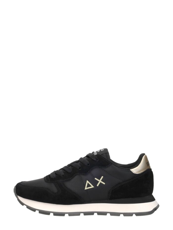 Sun 68 Ally Gold Silver lage sneakers – Zwart