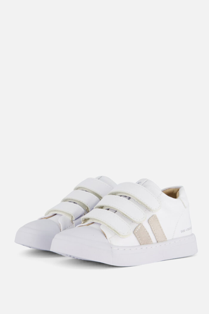 Shoesme Velcro Sneakers wit Leer
