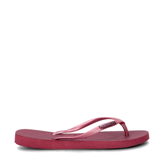 Havaianas Slim Logo Metallic slippers – Rood