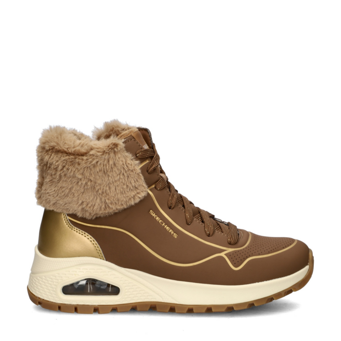 Skechers Uno Rugged Shimmer Veterboots taupe