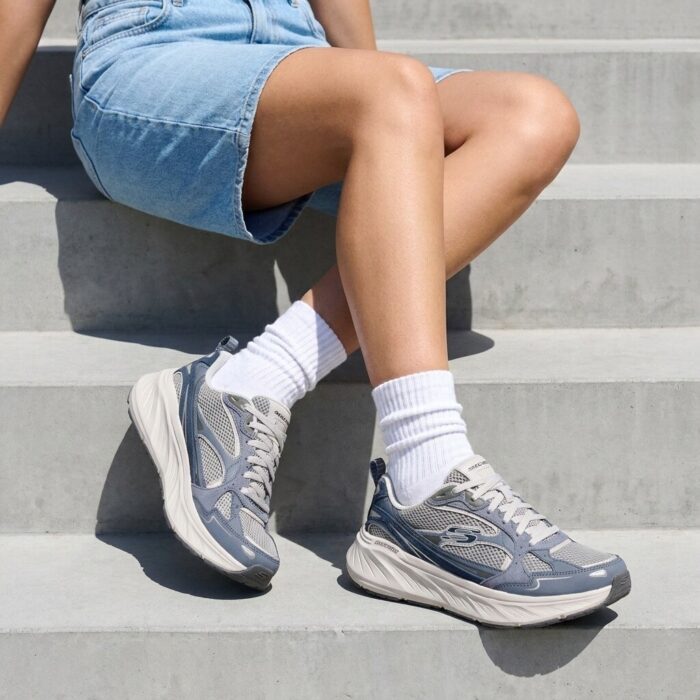 Skechers Edgeride Cool Fusion Sneakers blauw