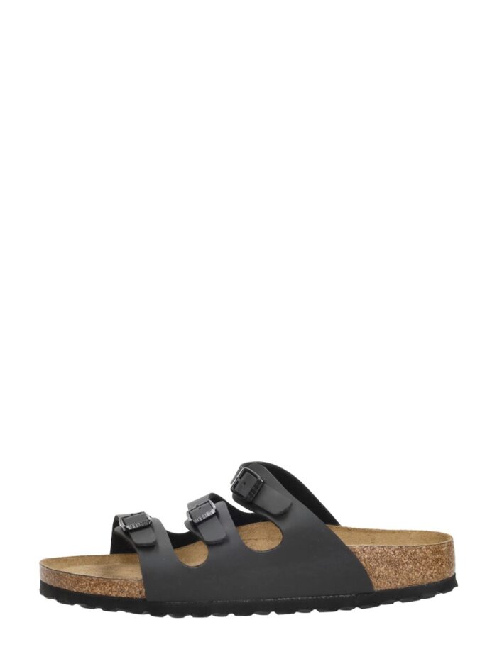Birkenstock Florida Classic zwart Birko-Flor