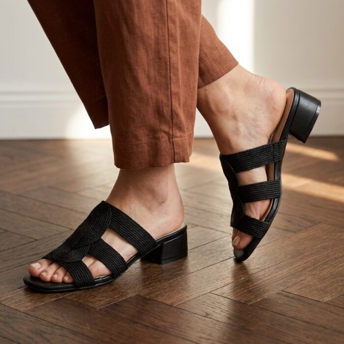 Cellini Slippers zwart Synthetisch