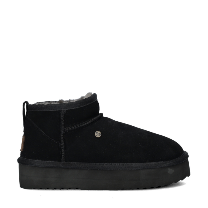 Warmbat Australia Durack Plateau gevoerde boots – Zwart