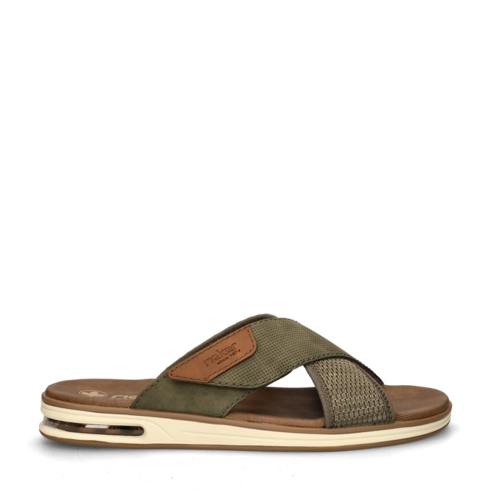 Rieker Knittecht Morelia Balti Slippers groen
