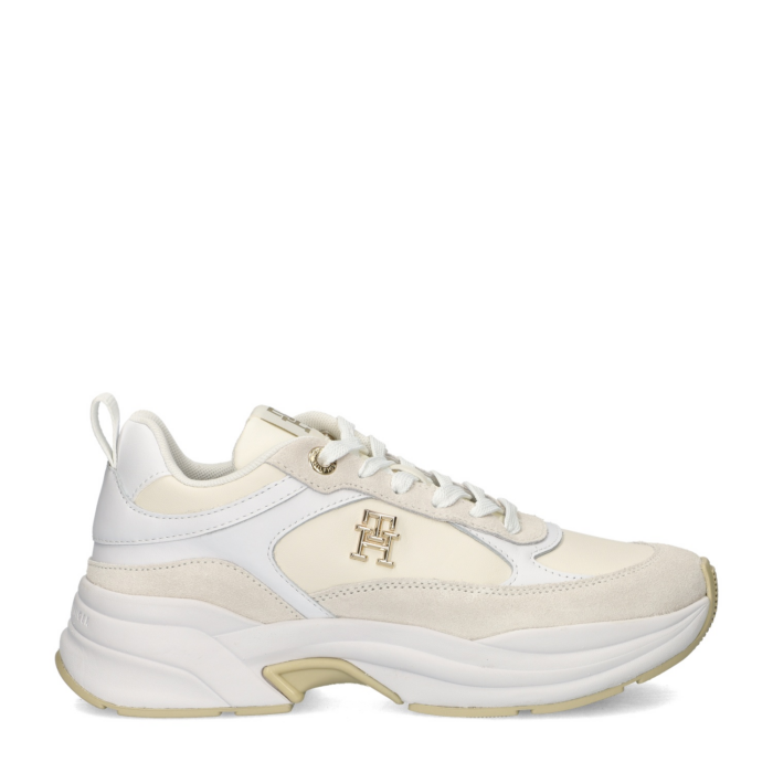 Tommy Hilfiger Sport Chunky Femine Runner lage sneakers – Beige