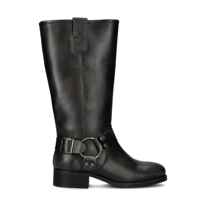 Nelson bikerboots – Zwart