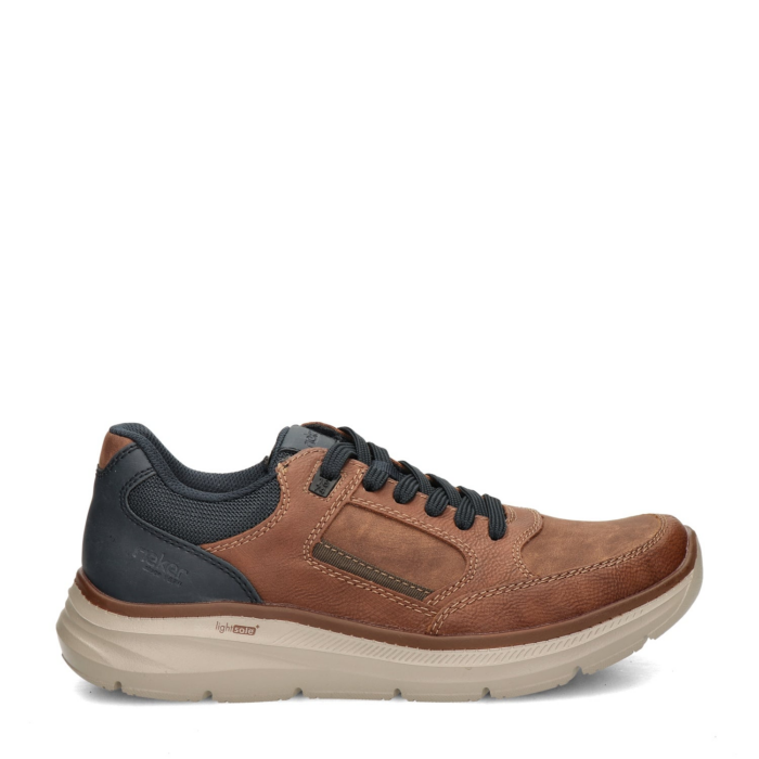 Rieker lage sneakers – Cognac