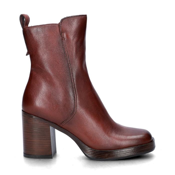 Nelson rits- & gesloten boots – Cognac