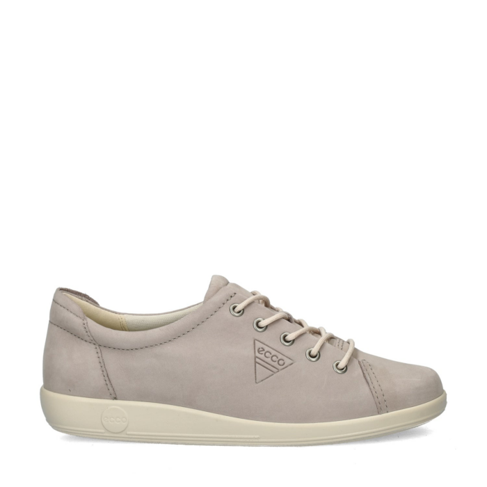 ECCO Soft 2.0 Sneakers grijs Nubuck