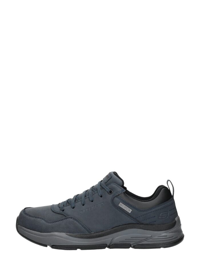 Skechers Relaxed Fit: Benago Hombre – Blauw