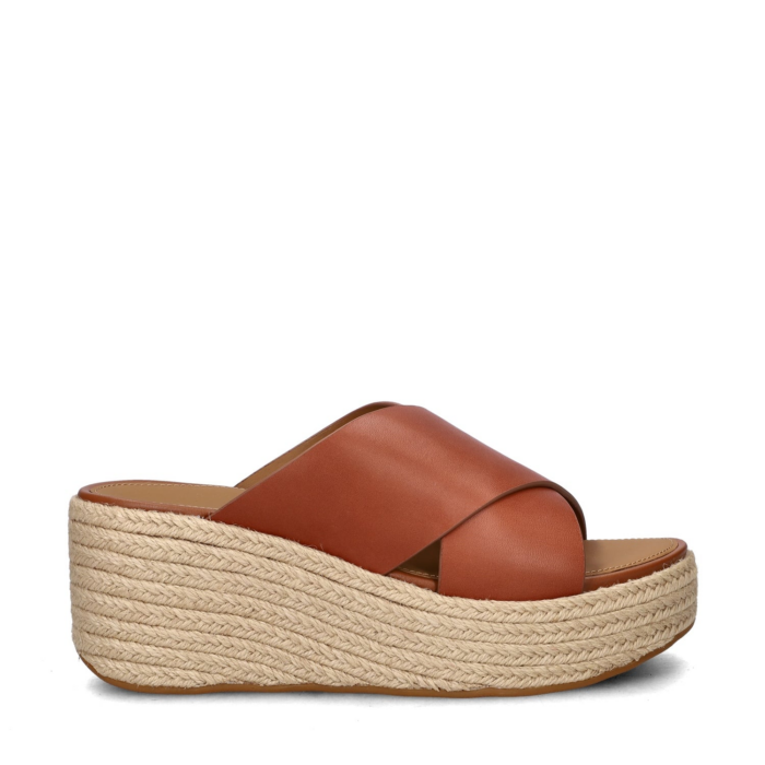 FitFlop Platform slippers – Cognac