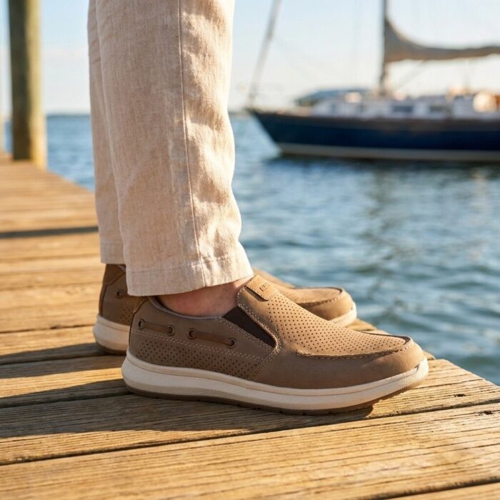 Rieker Instappers Bootschoen taupe H-leest Leer