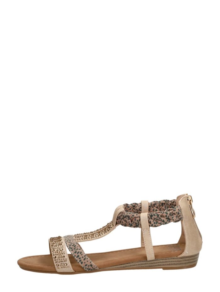 Sub55 Sandalen Plat – Beige