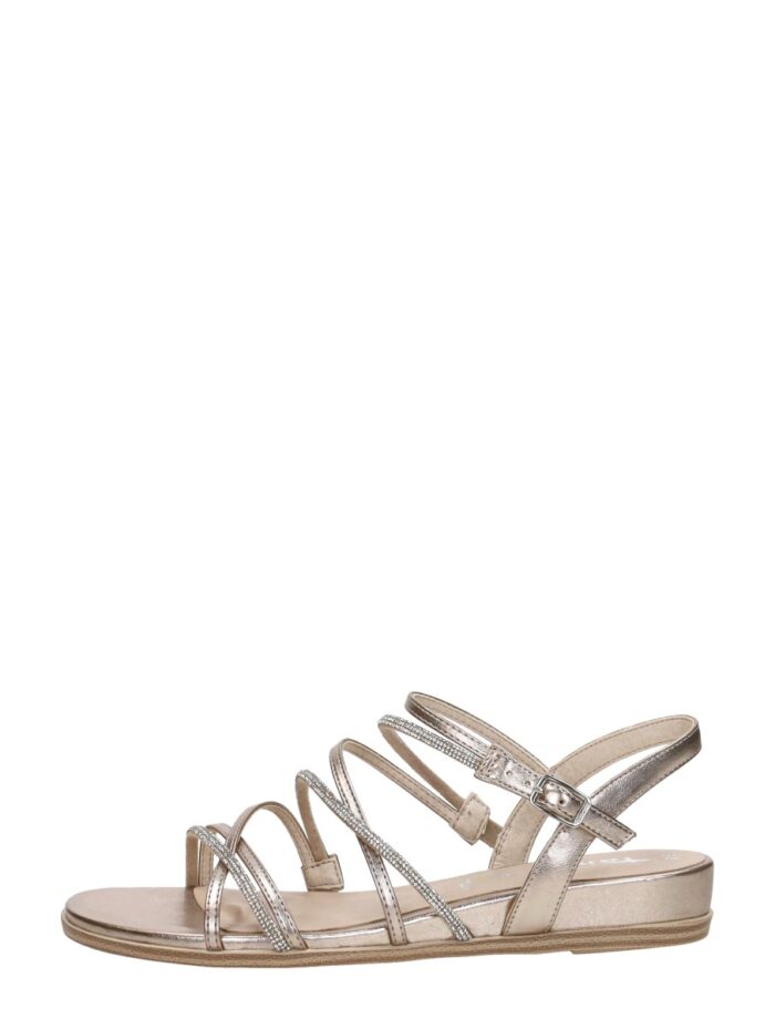 tamaris Sandalen Plat – Goudkleur