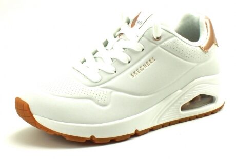 Skechers Wit SKR64 – Zwart,Taupe,Olive,Wit