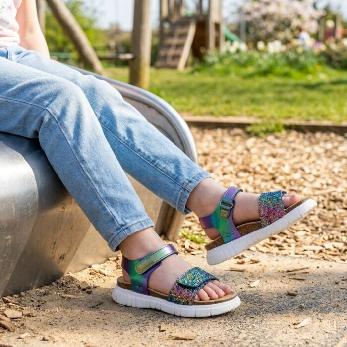 Bunnies JR BunniesJR Bunnies Jr Bregje Beach Sandalen multicolor – Groen