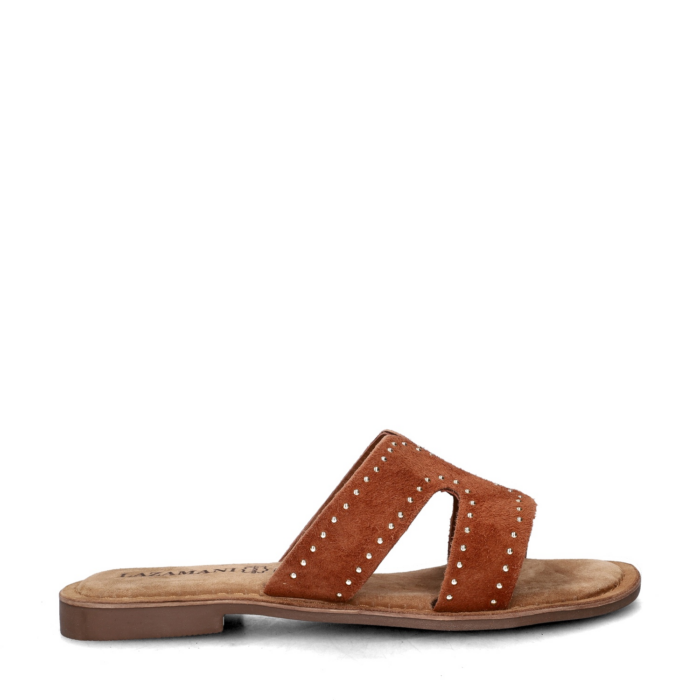 Lazamani Lina slippers – Cognac
