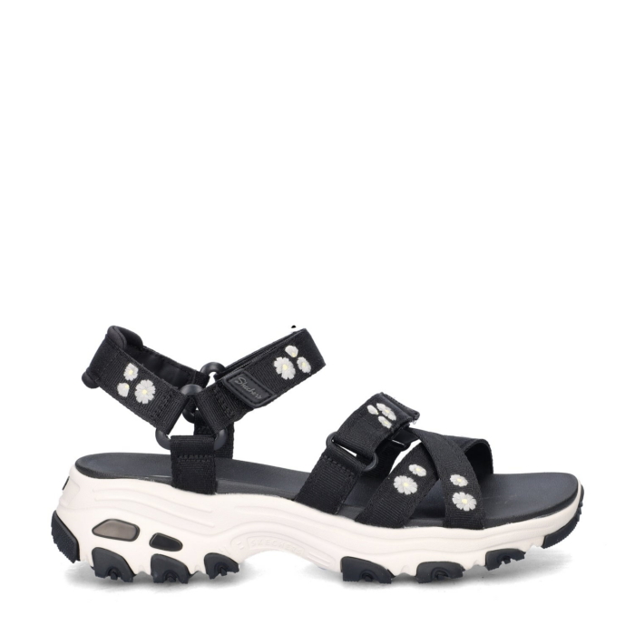 Skechers D’lites sandalen – Zwart