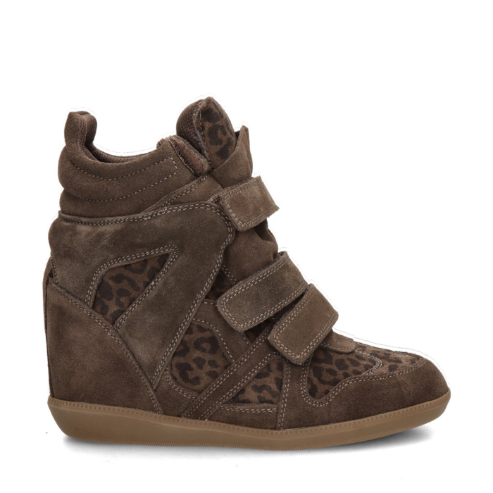 Shoecolate hoge sneakers – Bruin