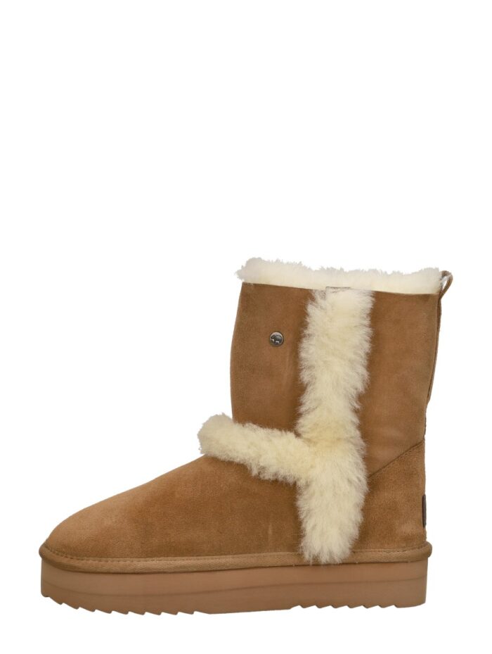 Warmbat Australia Kangaroo Plateau gevoerde boots – Cognac