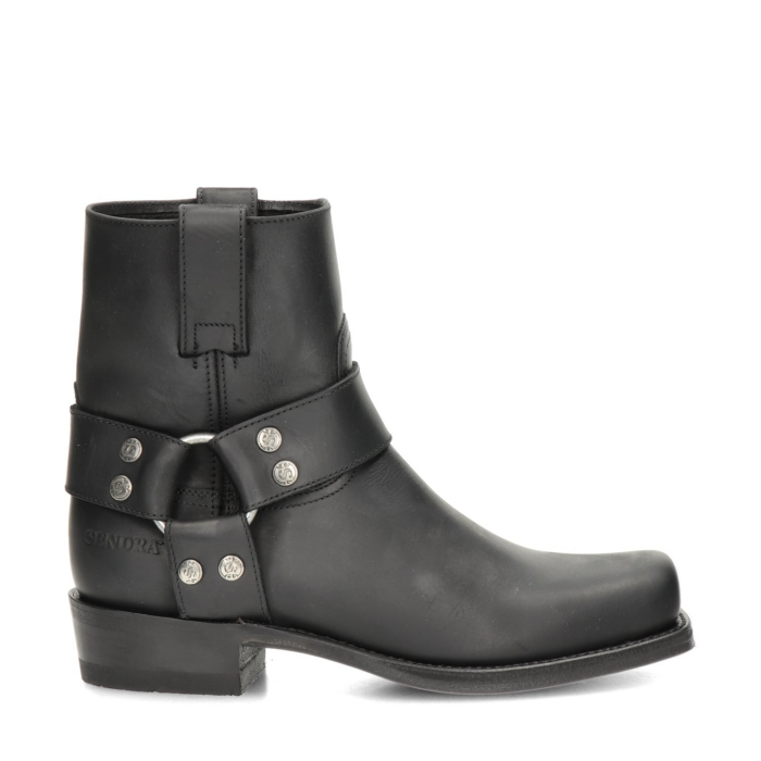 Sendra 9077 Pete bikerboots – Zwart