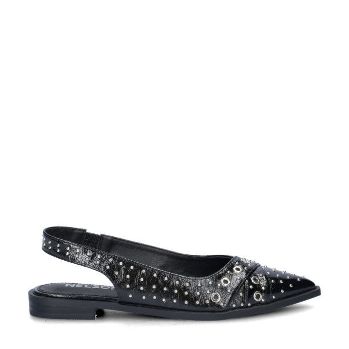 Nelson ballerinas & instappers – Zwart